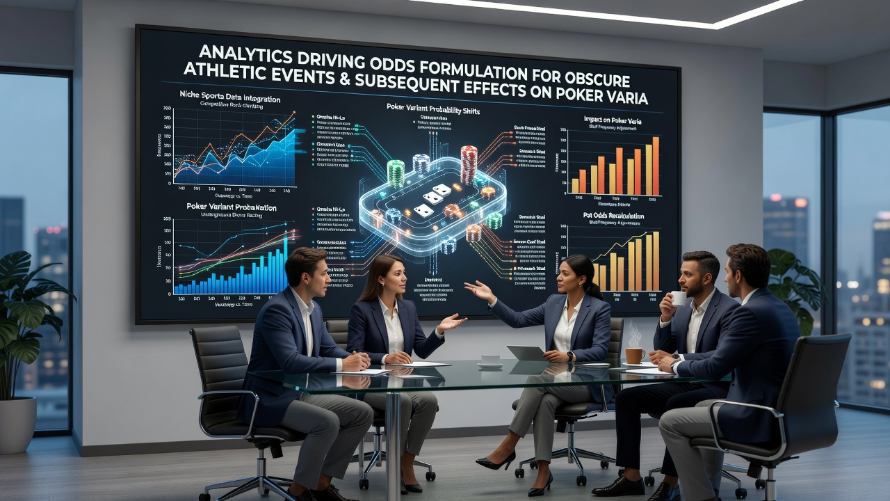 Poker tournament data streams integrated with sports analytics interfaces showing variant popularity metrics